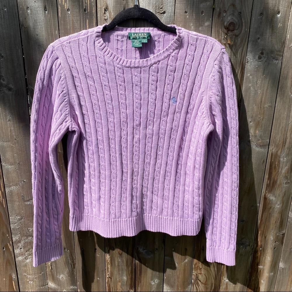 Cute pink Lauren Ralph Lauren sweater